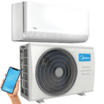 Aparat de aer conditionat split de perete Midea Breezeless E CB1-12HRFN8-I / MX2-12RD6 Inverter 12000btu/h - imagine 3